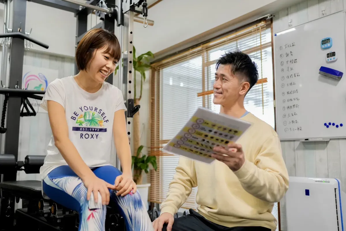 薬院パーソナルジムPEACH 原 元氣さんと会員